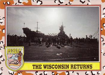 #253 The Wisconsin Returns - 1991 Topps Desert Storm