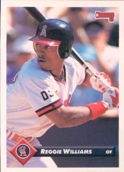 #253 Reggie Williams - California Angels - 1993 Donruss Baseball