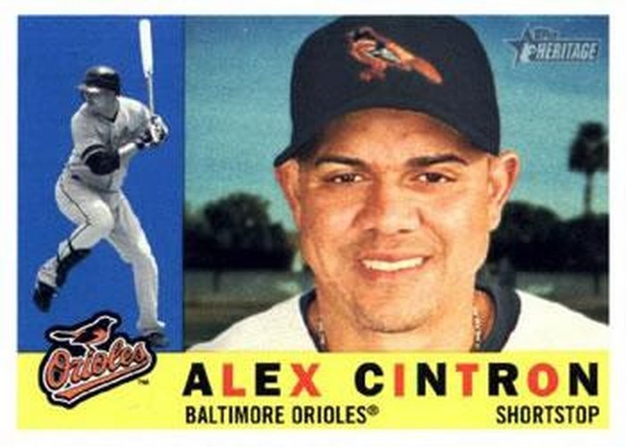 #253 Alex Cintron - Baltimore Orioles - 2009 Topps Heritage Baseball