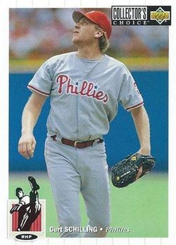 #253 Curt Schilling - Philadelphia Phillies - 1994 Collector's Choice Baseball