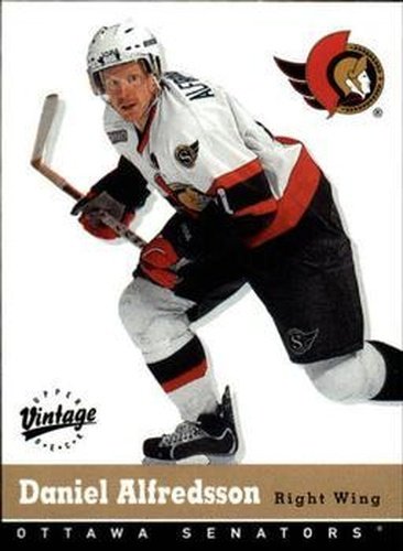 #253 Daniel Alfredsson - Ottawa Senators - 2000-01 Upper Deck Vintage Hockey