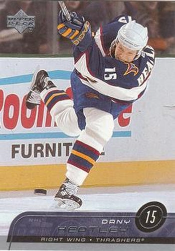 #253 Dany Heatley - Atlanta Thrashers - 2002-03 Upper Deck Hockey