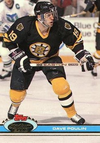 #253 Dave Poulin - Boston Bruins - 1991-92 Stadium Club Hockey