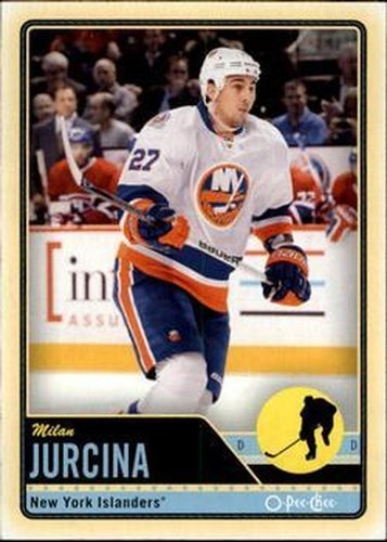 #253 Milan Jurcina - New York Islanders - 2012-13 O-Pee-Chee Hockey