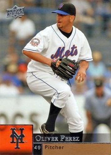 #253 Oliver Perez - New York Mets - 2009 Upper Deck Baseball