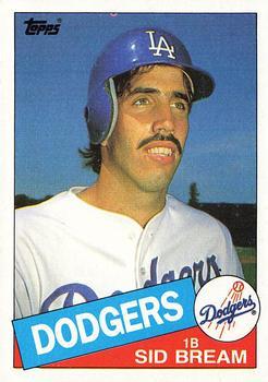 #253 Sid Bream - Los Angeles Dodgers - 1985 Topps Baseball