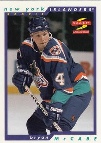 #253 Bryan McCabe - New York Islanders - 1996-97 Score Hockey