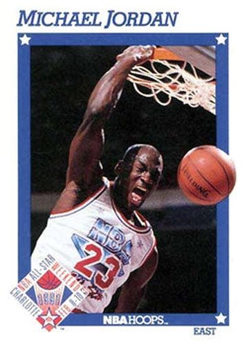 #253 Michael Jordan - Chicago Bulls - 1991-92 Hoops Basketball