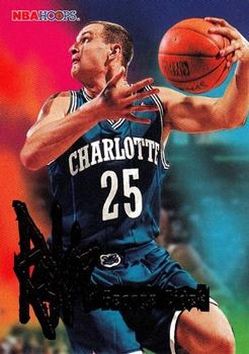 #254 George Zidek - Charlotte Hornets - 1995-96 Hoops Basketball