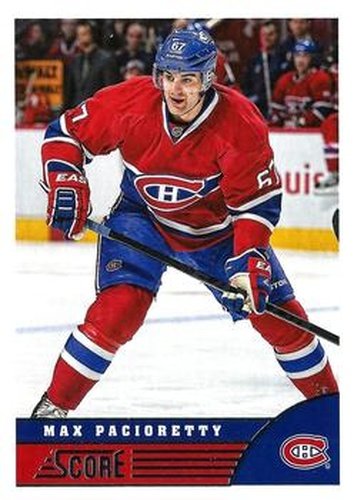 #254 Max Pacioretty - Montreal Canadiens - 2013-14 Score Hockey