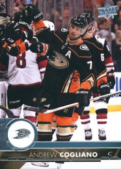#254 Andrew Cogliano - Anaheim Ducks - 2017-18 Upper Deck Hockey