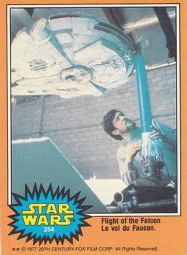 #254 Flight of the Falcon - 1977 O-Pee-Chee Star Wars