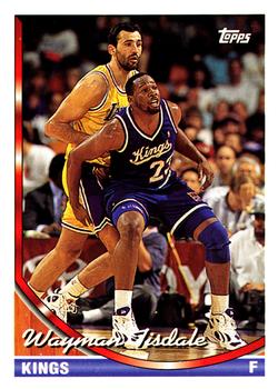 #254 Wayman Tisdale - Sacramento Kings - 1993-94 Topps Basketball