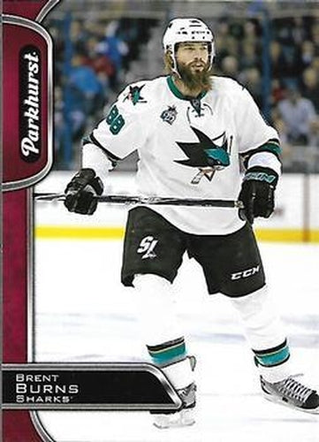 #254 Brent Burns - San Jose Sharks - 2016-17 Parkhurst - Red Hockey