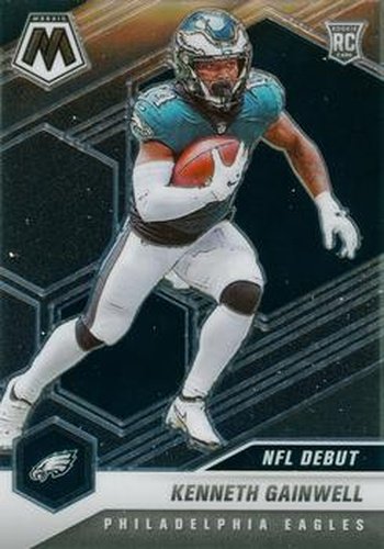 #254 Kenneth Gainwell - Philadelphia Eagles - 2021 Panini Mosaic Football