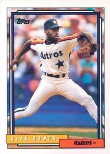 #254 Ryan Bowen - Houston Astros - 1992 Topps Baseball