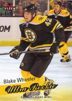 #254 Blake Wheeler - Boston Bruins - 2008-09 Ultra Hockey