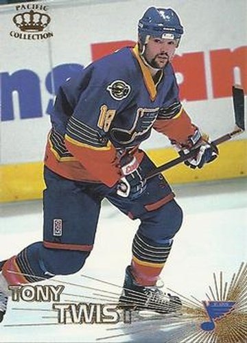 #254 Tony Twist - St. Louis Blues - 1997-98 Pacific Crown Hockey