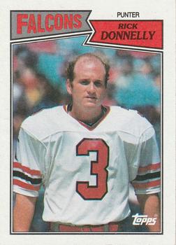 #254 Rick Donnelly - Atlanta Falcons - 1987 Topps Football