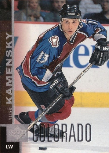 #254 Valeri Kamensky - Colorado Avalanche - 1997-98 Upper Deck Hockey