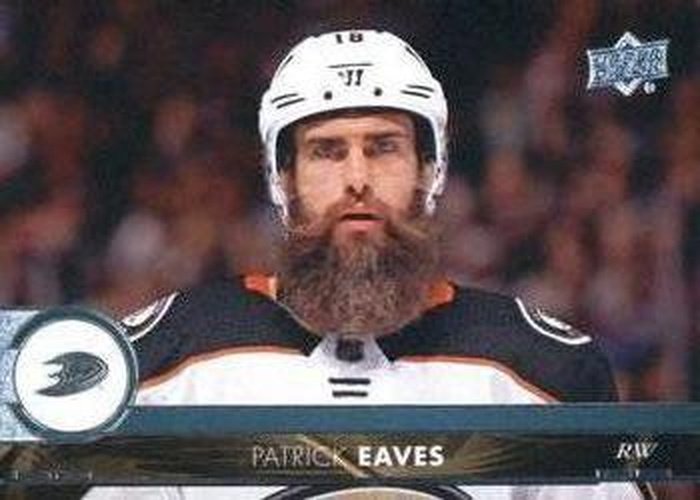 #255 Patrick Eaves - Anaheim Ducks - 2017-18 Upper Deck Hockey