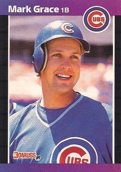 #255 Mark Grace - Chicago Cubs - 1989 Donruss Baseball