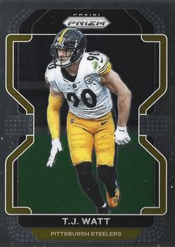 #255 T.J. Watt - Pittsburgh Steelers - 2021 Panini Prizm Football