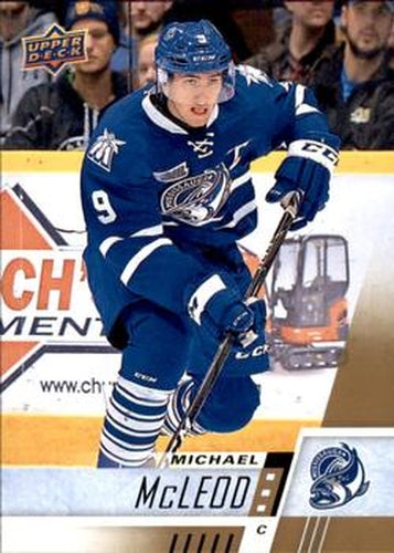 #255 Michael McLeod - Mississauga Steelheads - 2017-18 Upper Deck CHL Hockey
