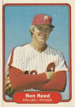 #255 Ron Reed - Philadelphia Phillies - 1982 Fleer Baseball