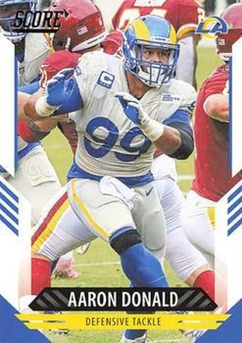 #255 Aaron Donald - Los Angeles Rams - 2021 Score Football