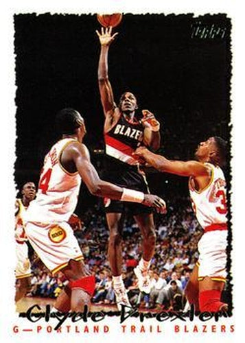#255 Clyde Drexler - Portland Trail Blazers - 1994-95 Topps Basketball