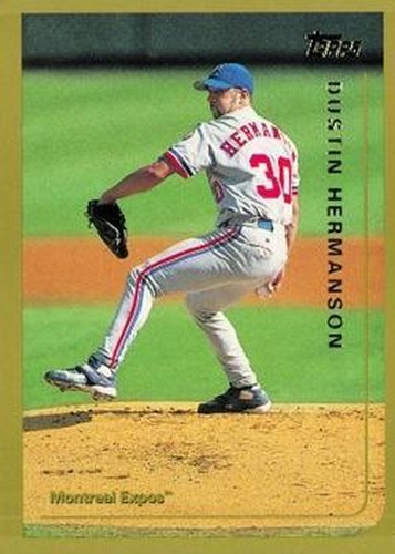#255 Dustin Hermanson - Montreal Expos - 1999 Topps Baseball
