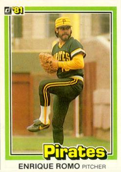 #255 Enrique Romo - Pittsburgh Pirates - 1981 Donruss Baseball