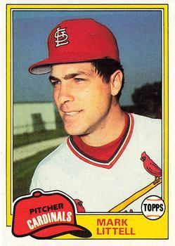 #255 Mark Littell - St. Louis Cardinals - 1981 Topps Baseball