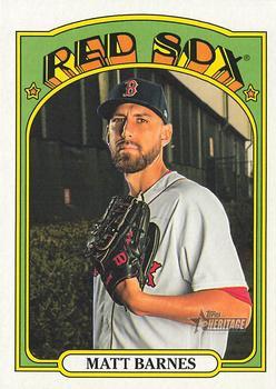 #255 Matt Barnes - Boston Red Sox - 2021 Topps Heritage Baseball