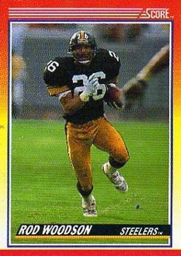 #255 Rod Woodson - Pittsburgh Steelers - 1990 Score Football