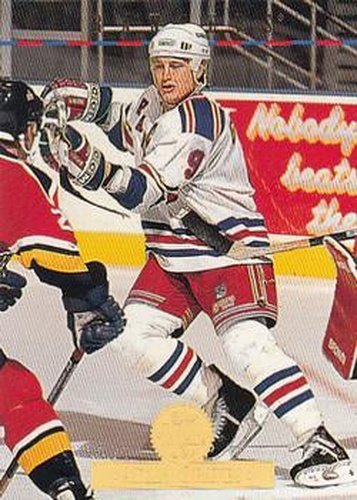 #255 Adam Graves - New York Rangers - 1994-95 Leaf Hockey