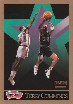 #255 Terry Cummings - San Antonio Spurs - 1990-91 SkyBox Basketball