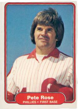 #256 Pete Rose - Philadelphia Phillies - 1982 Fleer Baseball