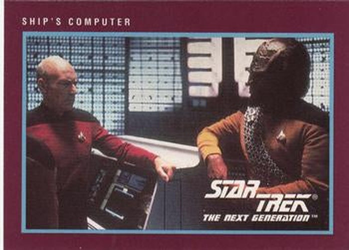 #256 Ship's Computer - 1991 Impel Star Trek 25th Anniversary
