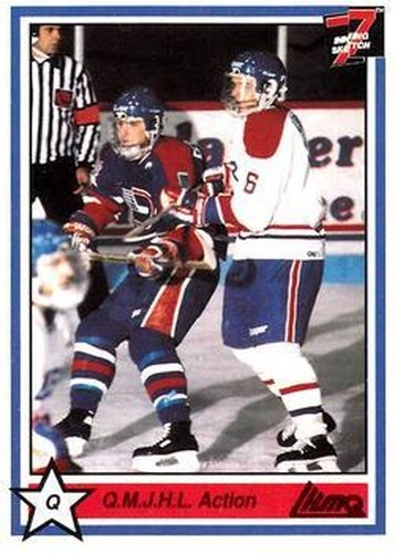#256 QMJHL Action - 1990-91 7th Inning Sketch QMJHL Hockey