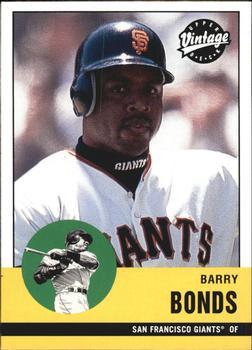 #256 Barry Bonds - San Francisco Giants - 2001 Upper Deck Vintage Baseball