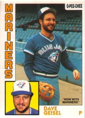 #256 Dave Geisel - Seattle Mariners - 1984 O-Pee-Chee Baseball