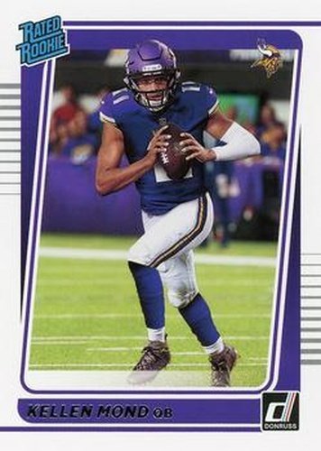 #256 Kellen Mond - Minnesota Vikings - 2021 Donruss Football