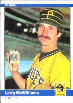 #256 Larry McWilliams - Pittsburgh Pirates - 1984 Fleer Baseball