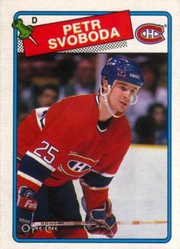 #256 Petr Svoboda - Montreal Canadiens - 1988-89 O-Pee-Chee Hockey