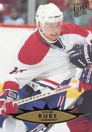 #256 Valeri Bure - Montreal Canadiens - 1995-96 Ultra Hockey