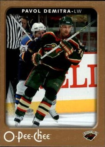 #256 Pavol Demitra - Minnesota Wild - 2006-07 O-Pee-Chee Hockey
