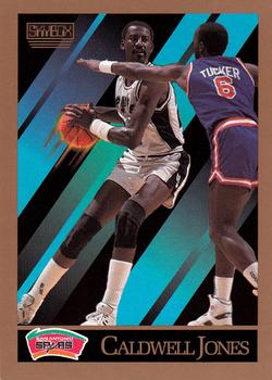 #257 Caldwell Jones - San Antonio Spurs - 1990-91 SkyBox Basketball