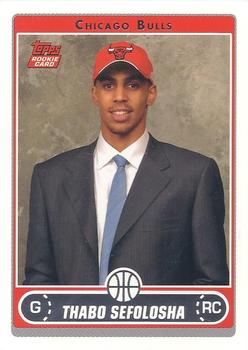 #257 Thabo Sefolosha - Chicago Bulls - 2006-07 Topps Basketball